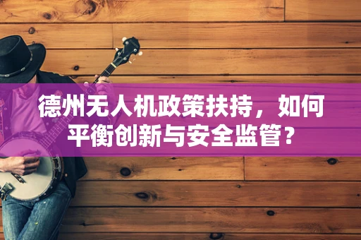 德州无人机政策扶持，如何平衡创新与安全监管？