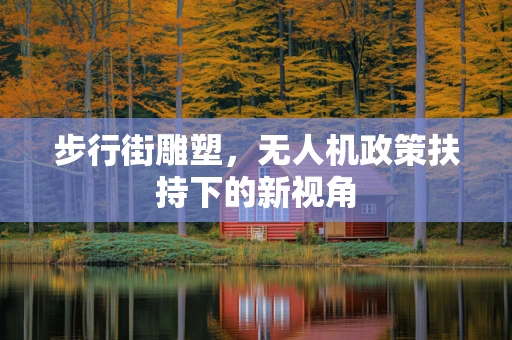 步行街雕塑，无人机政策扶持下的新视角