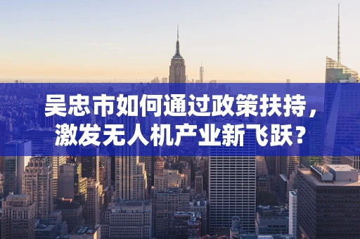 吴忠市如何通过政策扶持，激发无人机产业新飞跃？