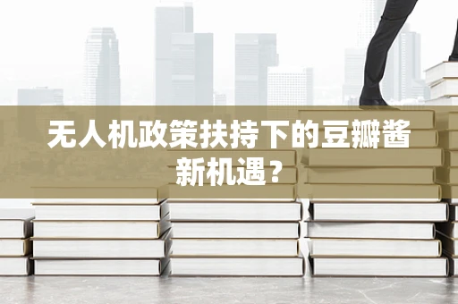 无人机政策扶持下的豆瓣酱新机遇？
