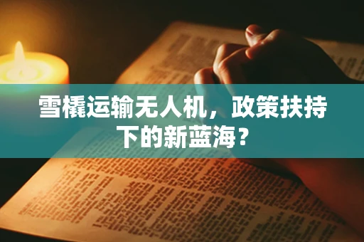 雪橇运输无人机，政策扶持下的新蓝海？