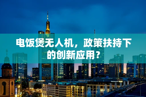 电饭煲无人机，政策扶持下的创新应用？