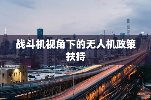 战斗机视角下的无人机政策扶持