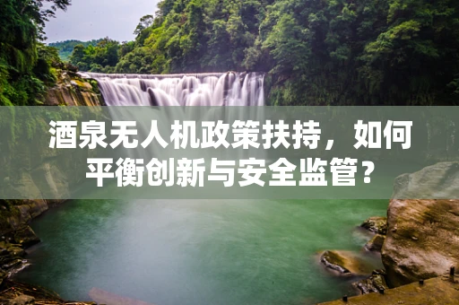 酒泉无人机政策扶持，如何平衡创新与安全监管？