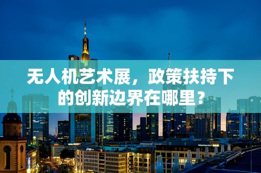 无人机艺术展，政策扶持下的创新边界在哪里？
