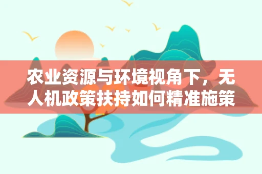 农业资源与环境视角下，无人机政策扶持如何精准施策？