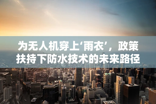 为无人机穿上‘雨衣’，政策扶持下防水技术的未来路径