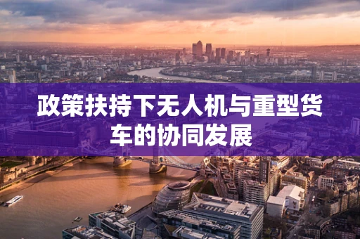 政策扶持下无人机与重型货车的协同发展