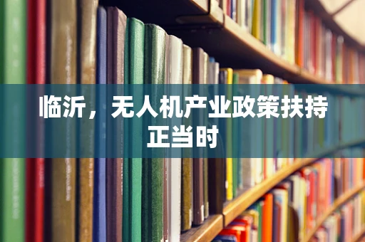 临沂，无人机产业政策扶持正当时
