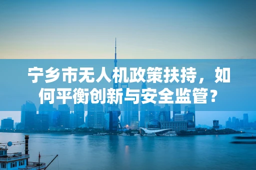 宁乡市无人机政策扶持，如何平衡创新与安全监管？