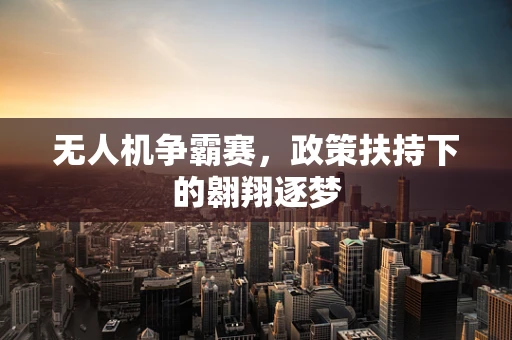 无人机争霸赛，政策扶持下的翱翔逐梦
