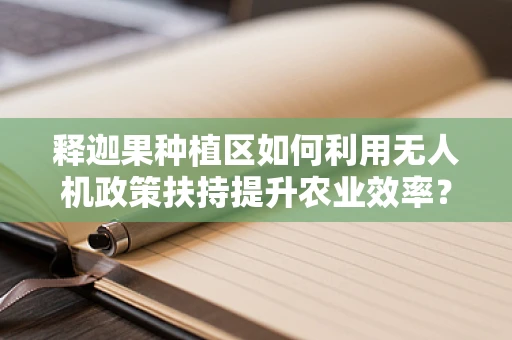 释迦果种植区如何利用无人机政策扶持提升农业效率？