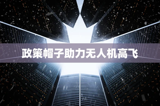 政策帽子助力无人机高飞