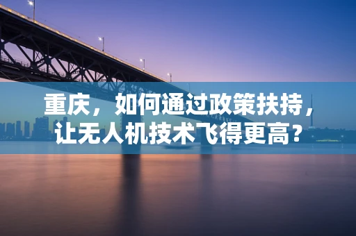 重庆，如何通过政策扶持，让无人机技术飞得更高？