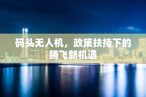 码头无人机，政策扶持下的腾飞新机遇