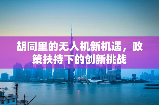 胡同里的无人机新机遇，政策扶持下的创新挑战