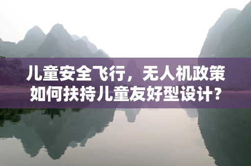 儿童安全飞行，无人机政策如何扶持儿童友好型设计？