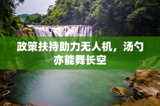 政策扶持助力无人机，汤勺亦能舞长空