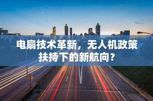 电扇技术革新，无人机政策扶持下的新航向？