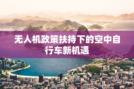 无人机政策扶持下的空中自行车新机遇