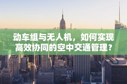 动车组与无人机，如何实现高效协同的空中交通管理？