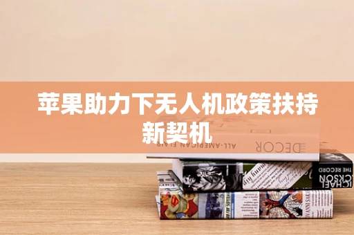 苹果助力下无人机政策扶持新契机