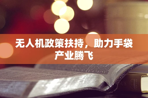 无人机政策扶持，助力手袋产业腾飞