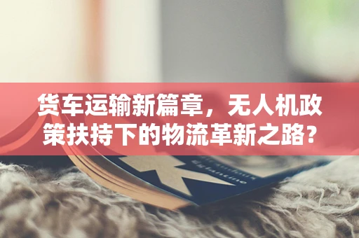 货车运输新篇章，无人机政策扶持下的物流革新之路？