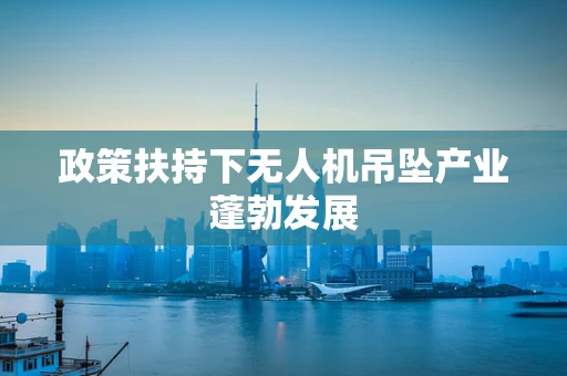 政策扶持下无人机吊坠产业蓬勃发展