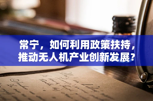 常宁，如何利用政策扶持，推动无人机产业创新发展？