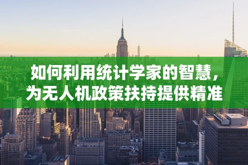 如何利用统计学家的智慧，为无人机政策扶持提供精准数据支持？
