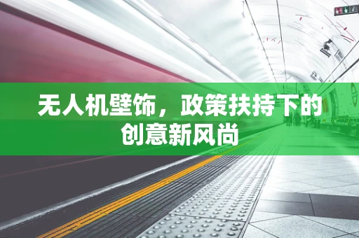 无人机壁饰，政策扶持下的创意新风尚