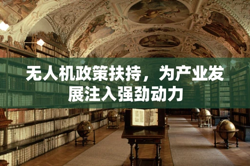 无人机政策扶持，为产业发展注入强劲动力