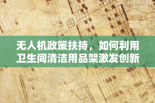 无人机政策扶持，如何利用卫生间清洁用品架激发创新应用？