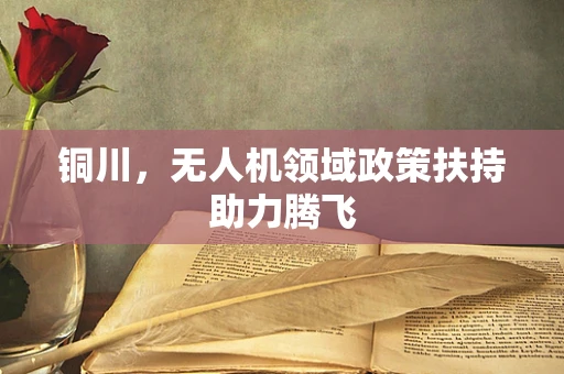 铜川，无人机领域政策扶持助力腾飞