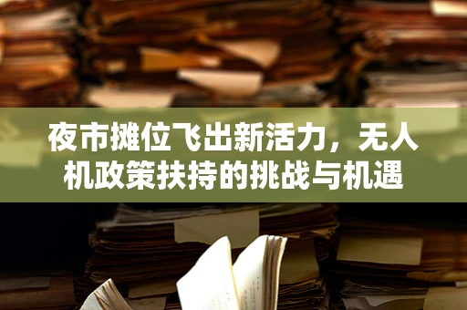 夜市摊位飞出新活力，无人机政策扶持的挑战与机遇