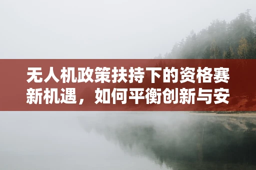 无人机政策扶持下的资格赛新机遇，如何平衡创新与安全？