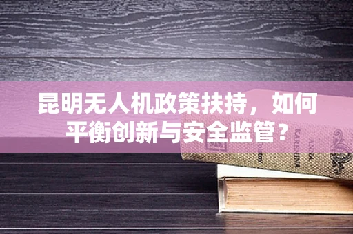 昆明无人机政策扶持，如何平衡创新与安全监管？