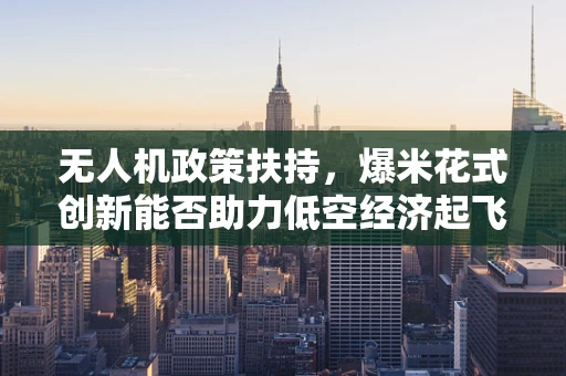无人机政策扶持，爆米花式创新能否助力低空经济起飞？