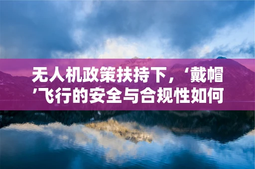 无人机政策扶持下，‘戴帽’飞行的安全与合规性如何保障？