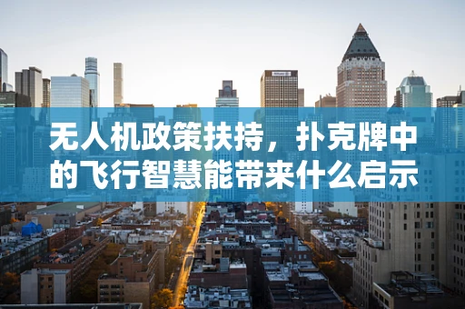 无人机政策扶持，扑克牌中的飞行智慧能带来什么启示？