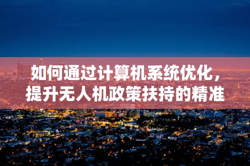如何通过计算机系统优化，提升无人机政策扶持的精准度与效率？