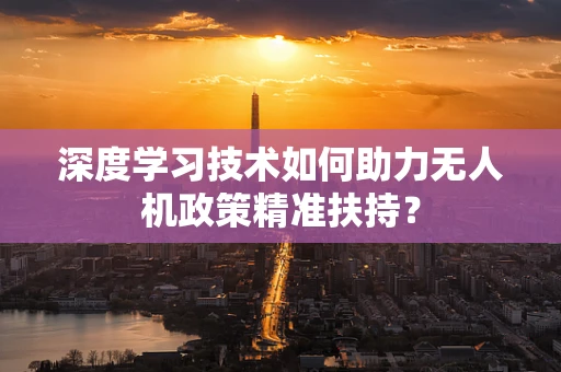 深度学习技术如何助力无人机政策精准扶持？