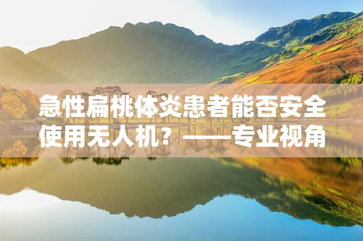 急性扁桃体炎患者能否安全使用无人机？——专业视角下的政策与健康考量