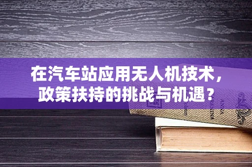 在汽车站应用无人机技术，政策扶持的挑战与机遇？