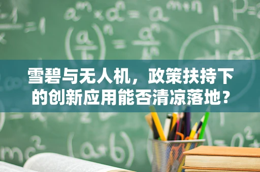 雪碧与无人机，政策扶持下的创新应用能否清凉落地？