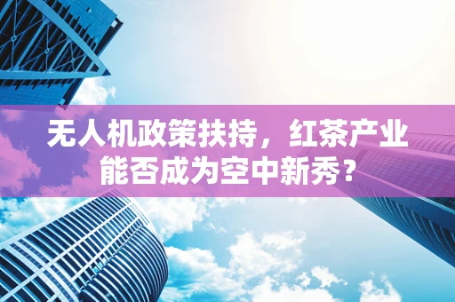 无人机政策扶持，红茶产业能否成为空中新秀？