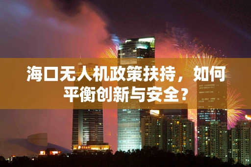 海口无人机政策扶持，如何平衡创新与安全？