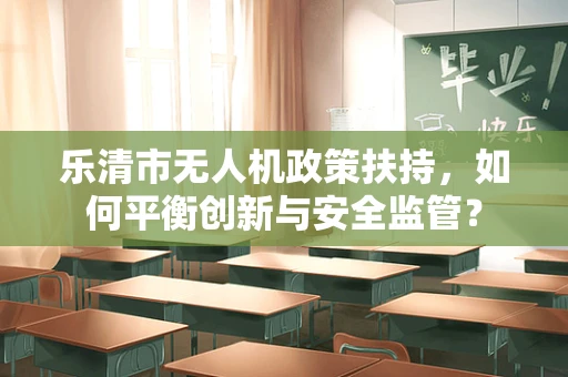 乐清市无人机政策扶持，如何平衡创新与安全监管？