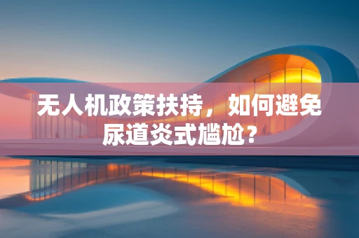 无人机政策扶持，如何避免尿道炎式尴尬？
